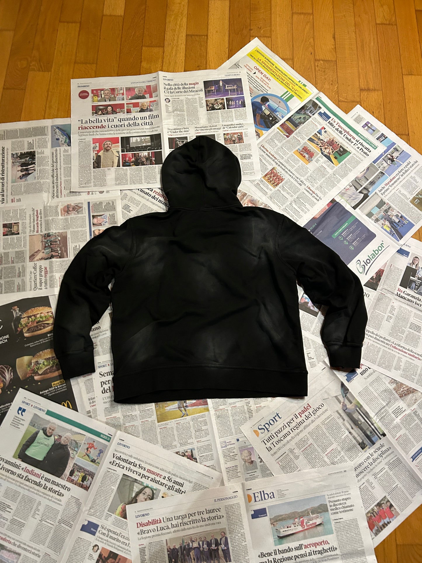 Hoodie distressed
