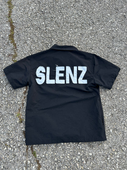 Shirt Full Black Rhinestones